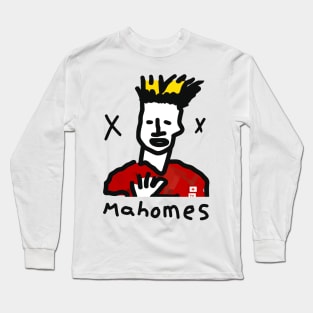 Mahomes Drawing Long Sleeve T-Shirt